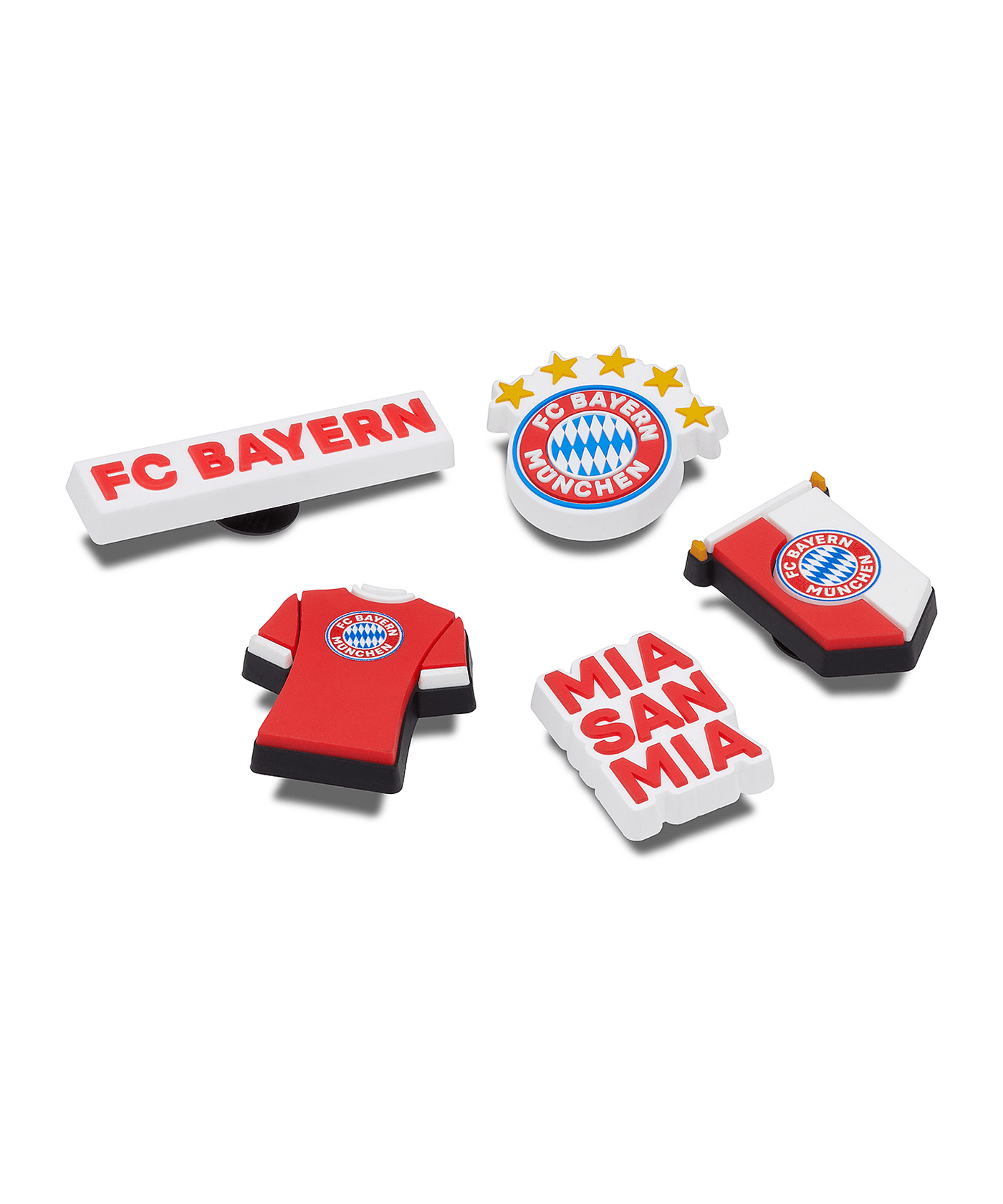 Crocs FC Bayern München Bayern Fc 5Pck Pin - mehrfarbig