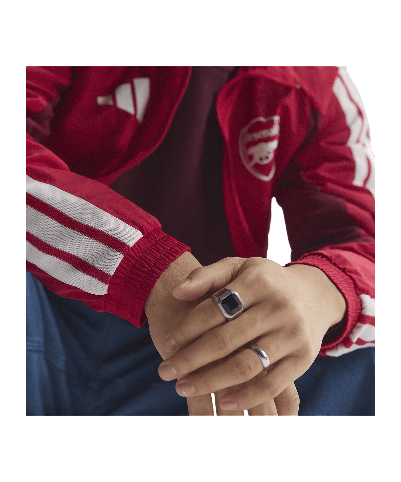 adidas FC Arsenal London Anthem Jacke Rot - rot