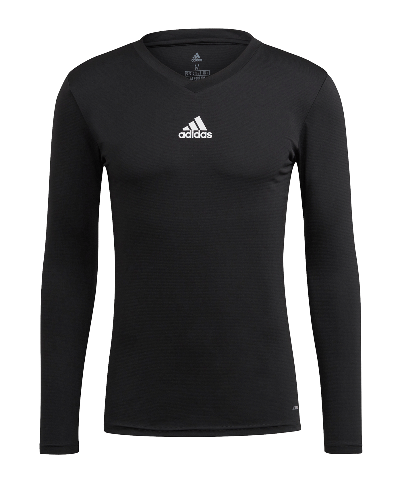 adidas Team Base Top langarm Schwarz - schwarz