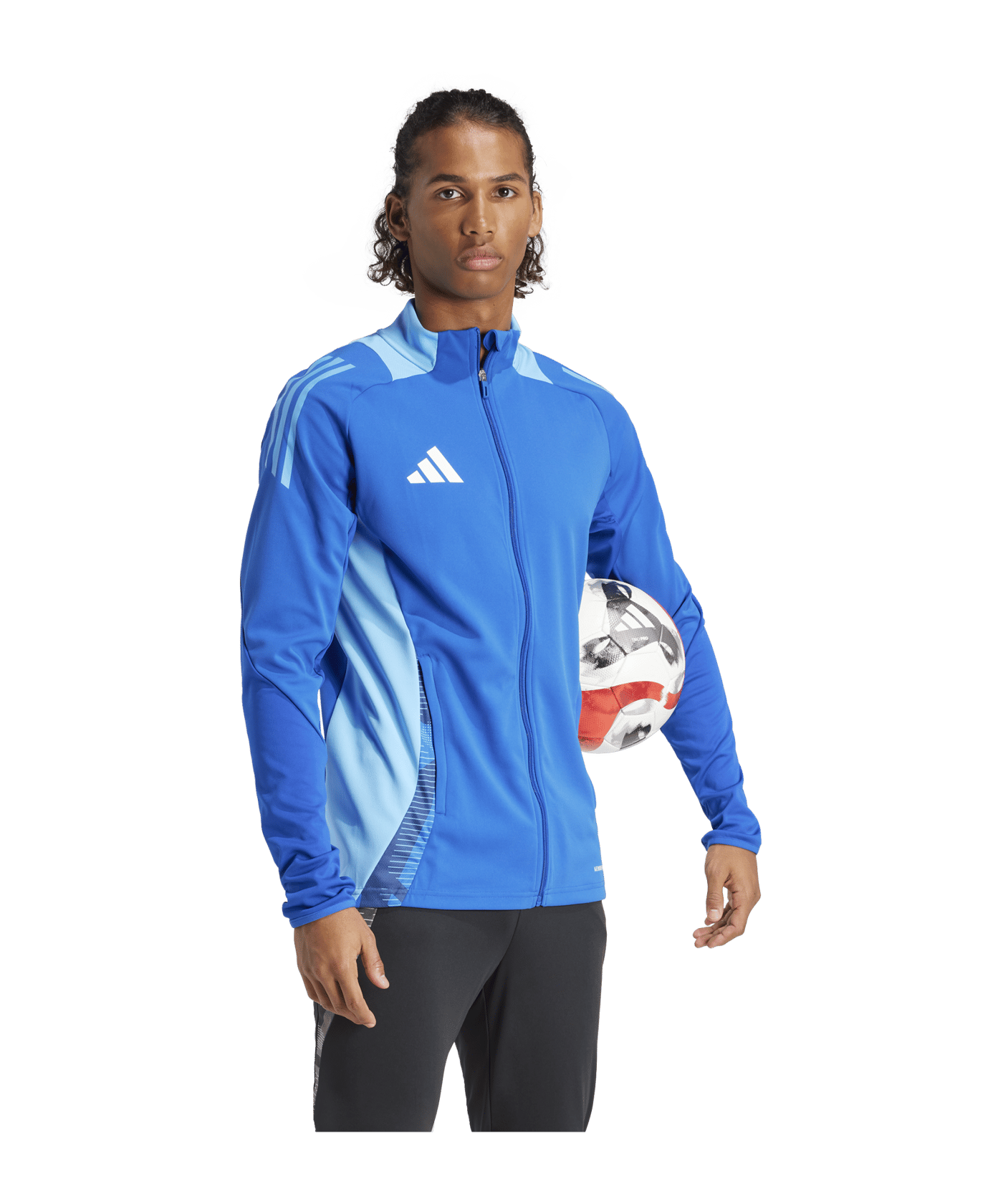 adidas Tiro 24 Competition Trainingsjacke Blau - blau