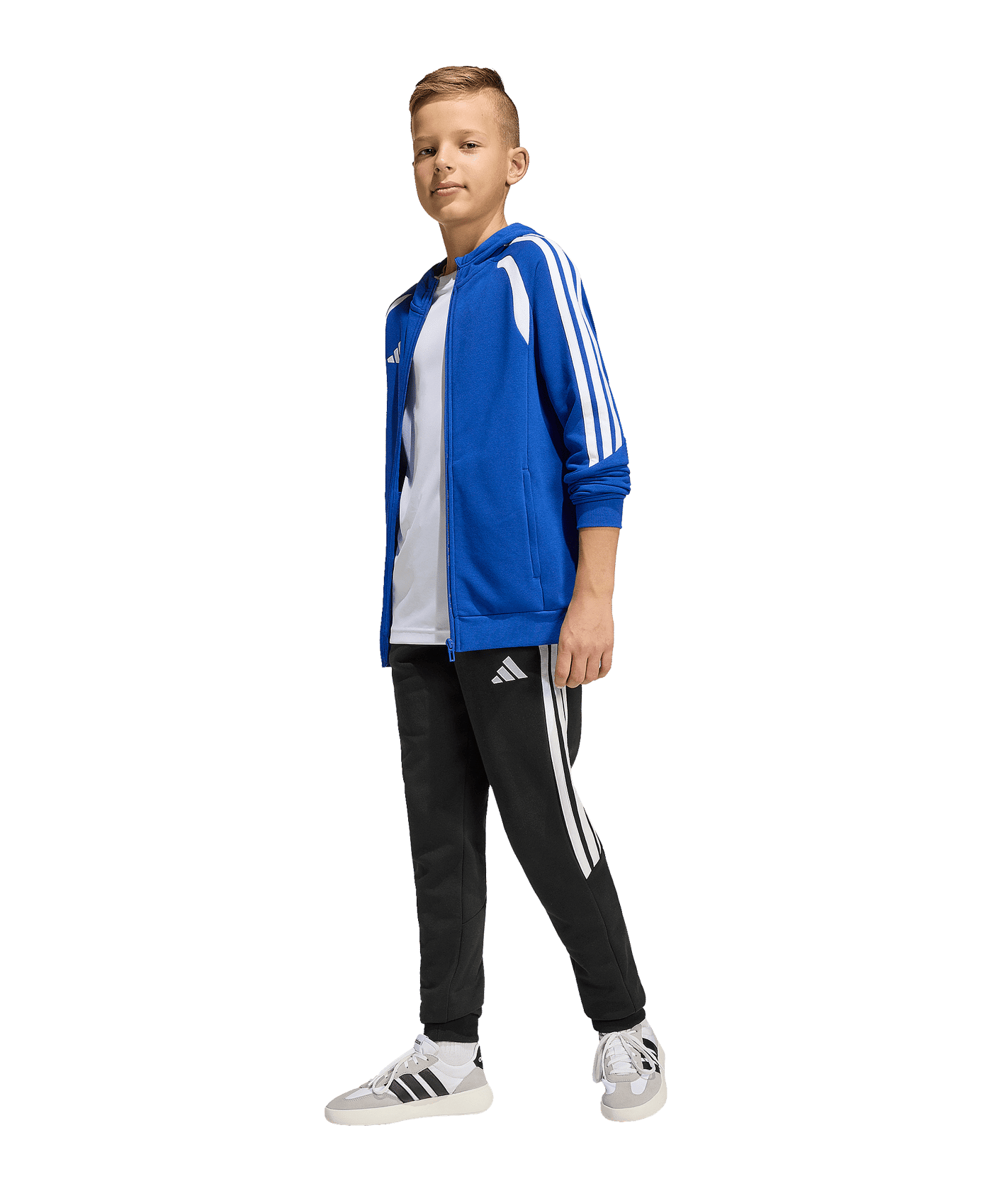 adidas Tiro 26 League Kapuzenjacke Kids Blau - blau