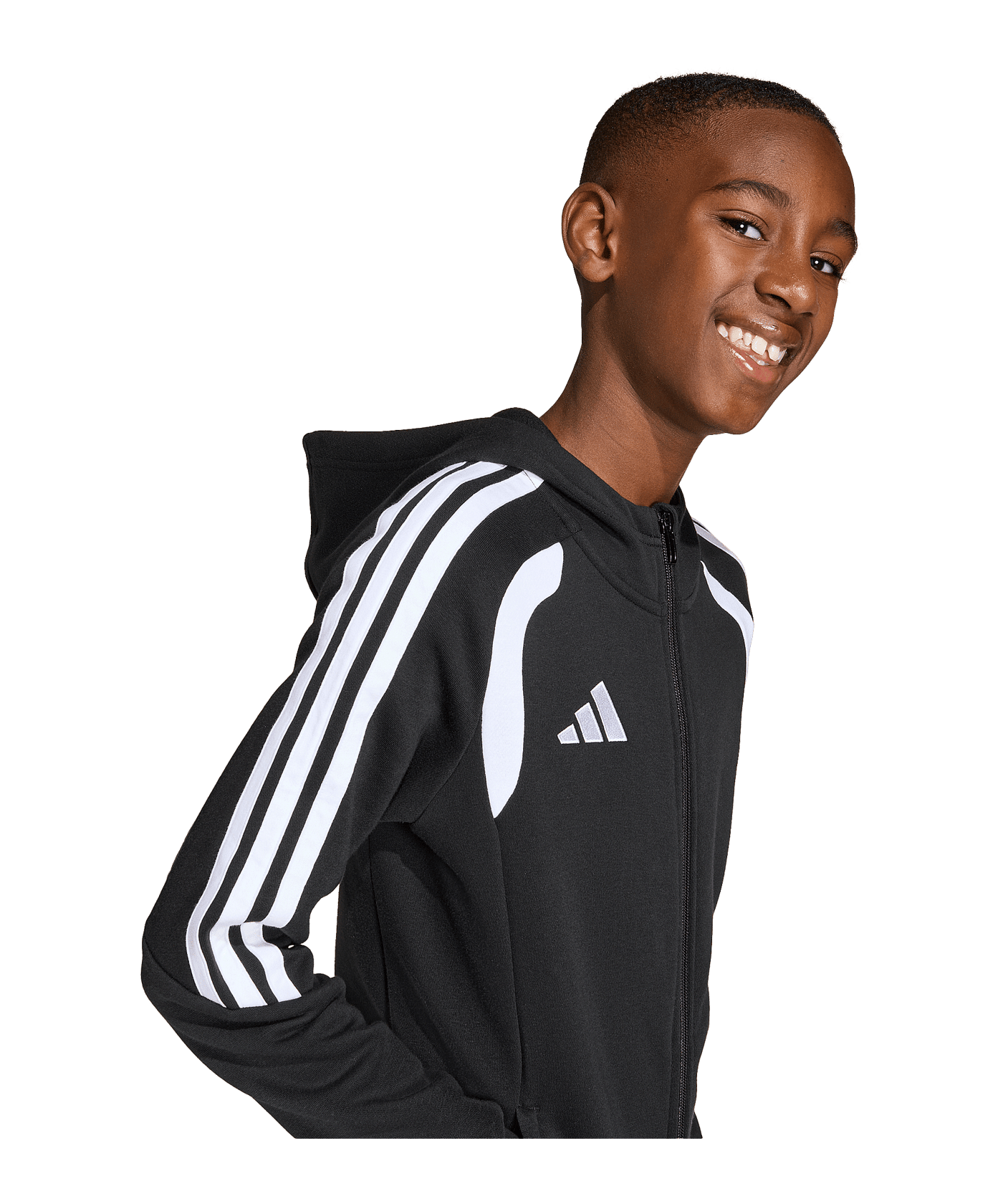 adidas Tiro 26 League Kapuzenjacke Kids Schwarz - schwarz