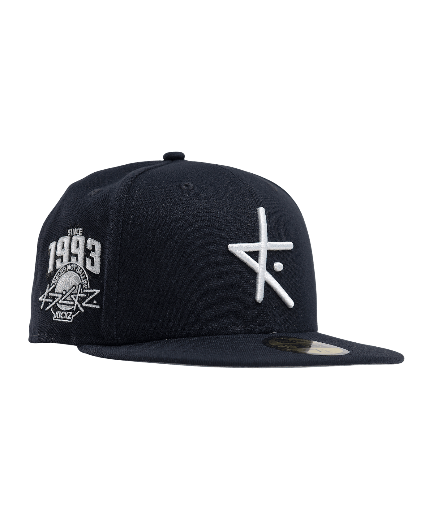 New Era X Logo Cap Blau - gruen