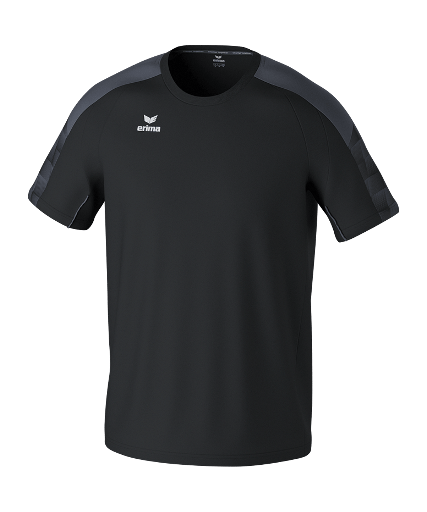 Erima EVO Star T-Shirt Kids Schwarz Grau - schwarz