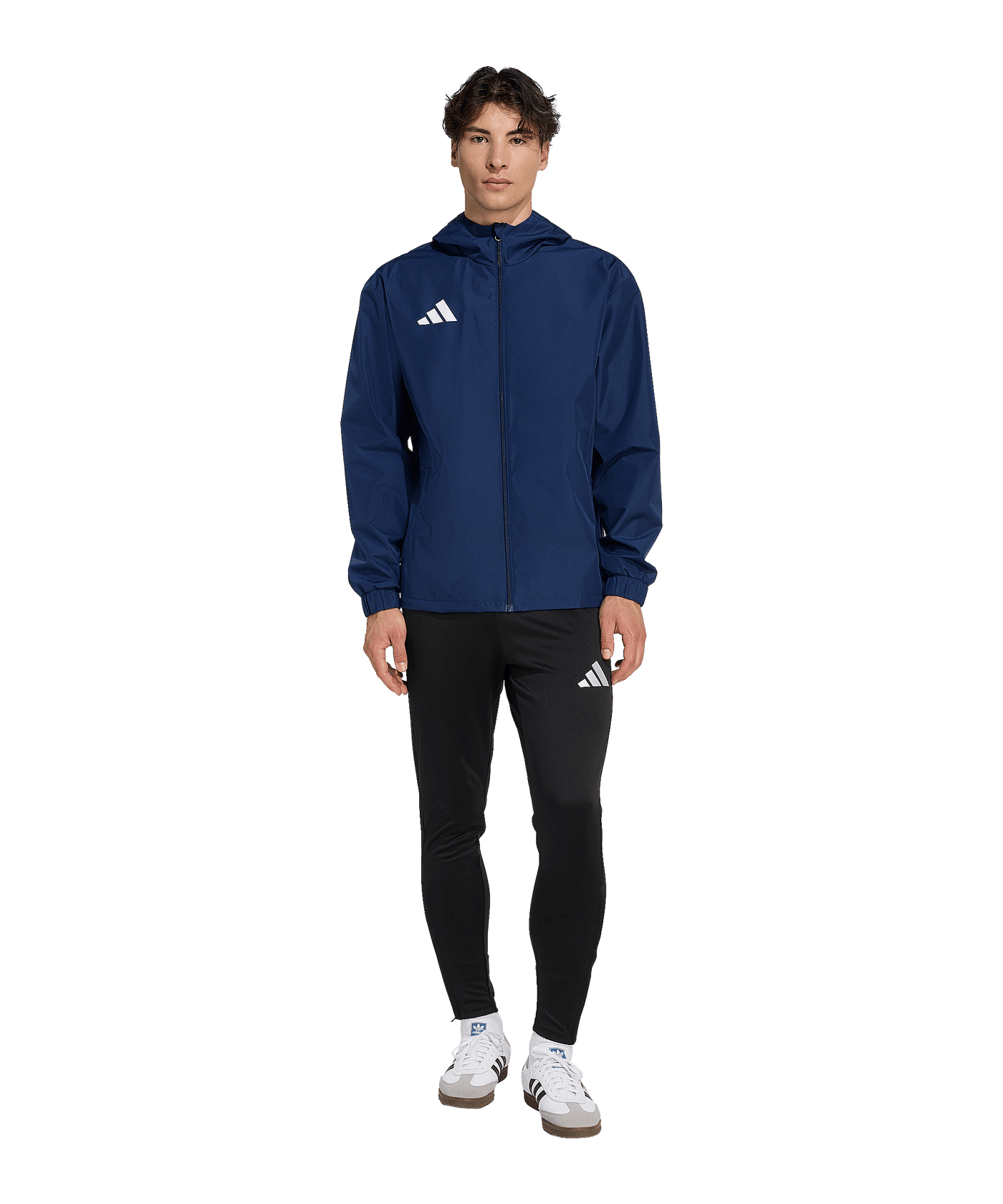 adidas Entrada 26 Regenjacke Dunkelblau - blau