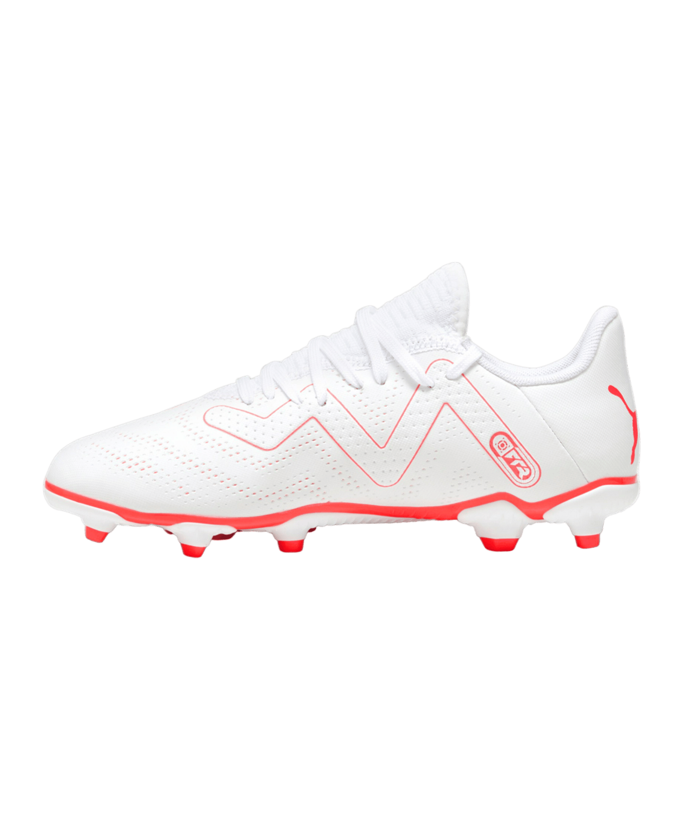 PUMA FUTURE Play FG/AG Breakthrough Jr Kids Weiss Rot Schwarz F01 - weiss