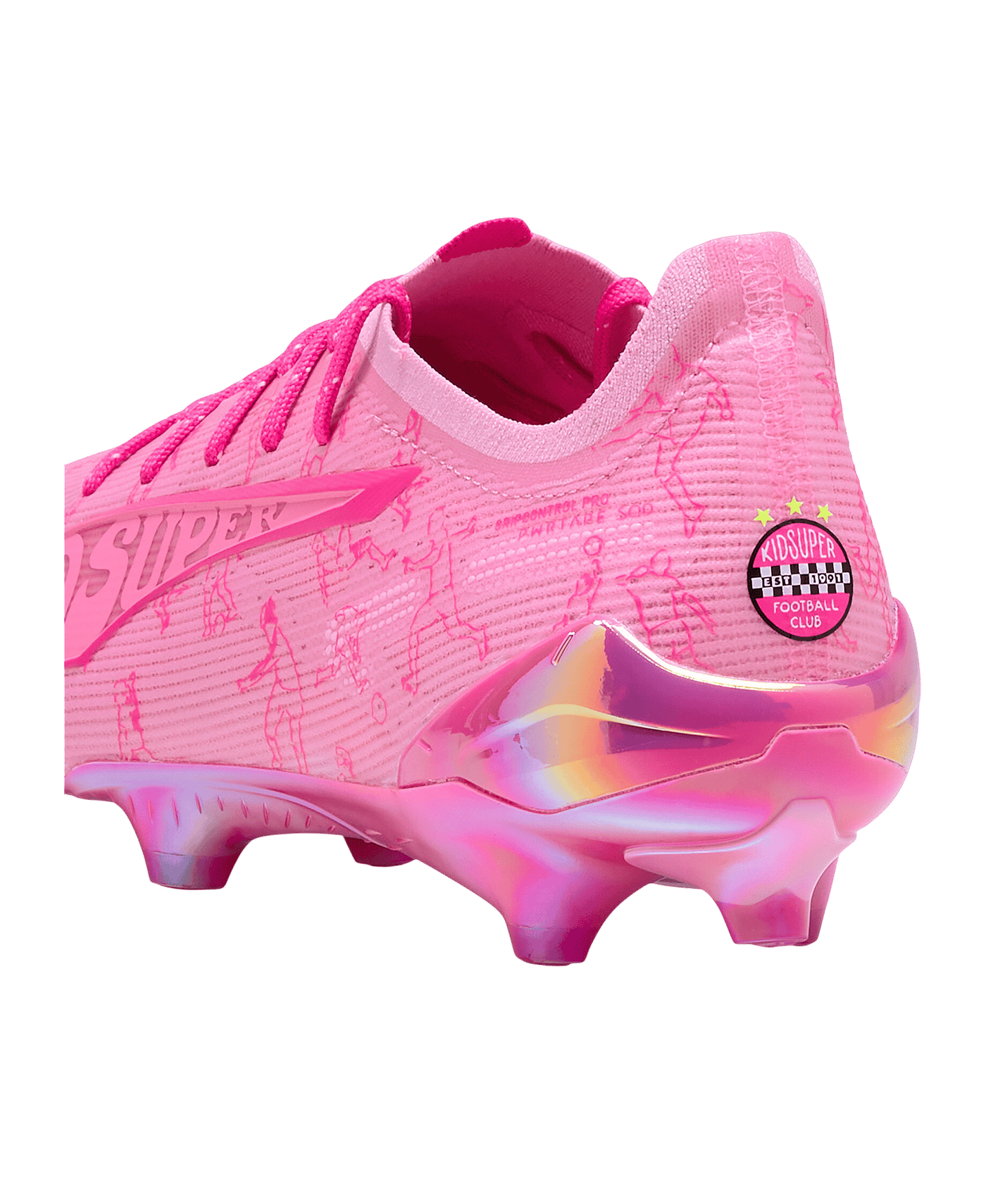 PUMA ULTRA 5 Ultimate X Kidsuper FG Rosa F01 - rosa