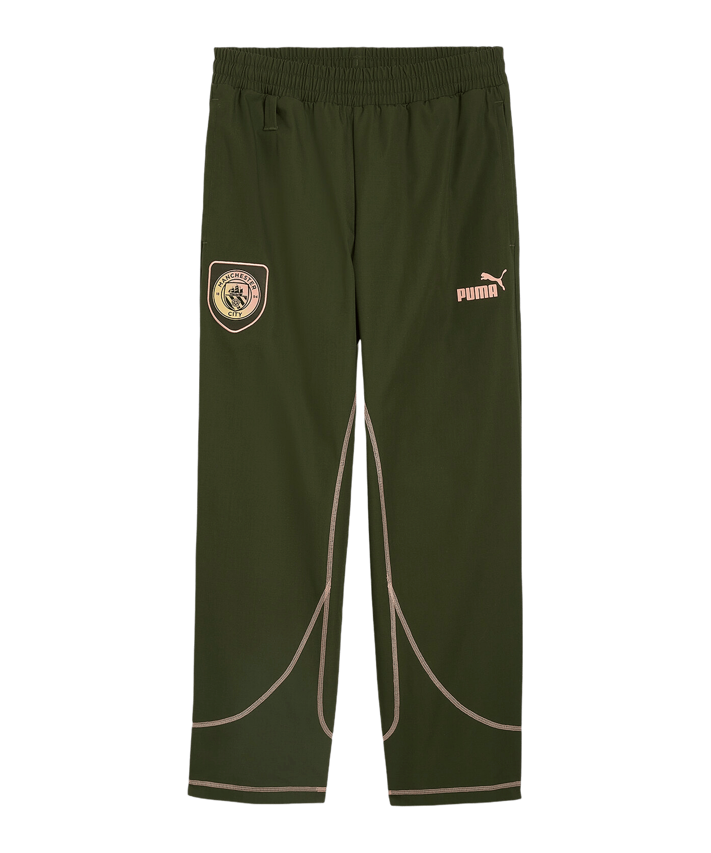 PUMA Manchester City ftblStatement Trainingshose Grün F29 - gruen