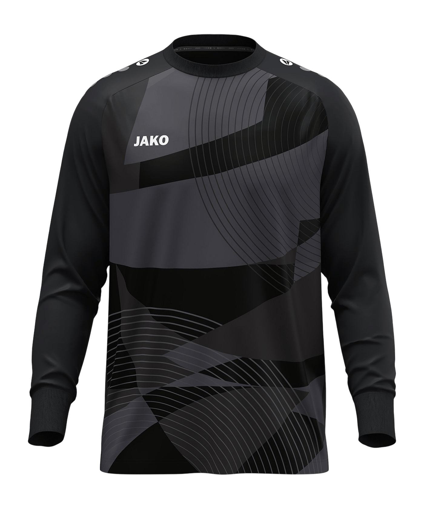 JAKO River Torwarttrikot Kids Schwarz F800 - schwarz