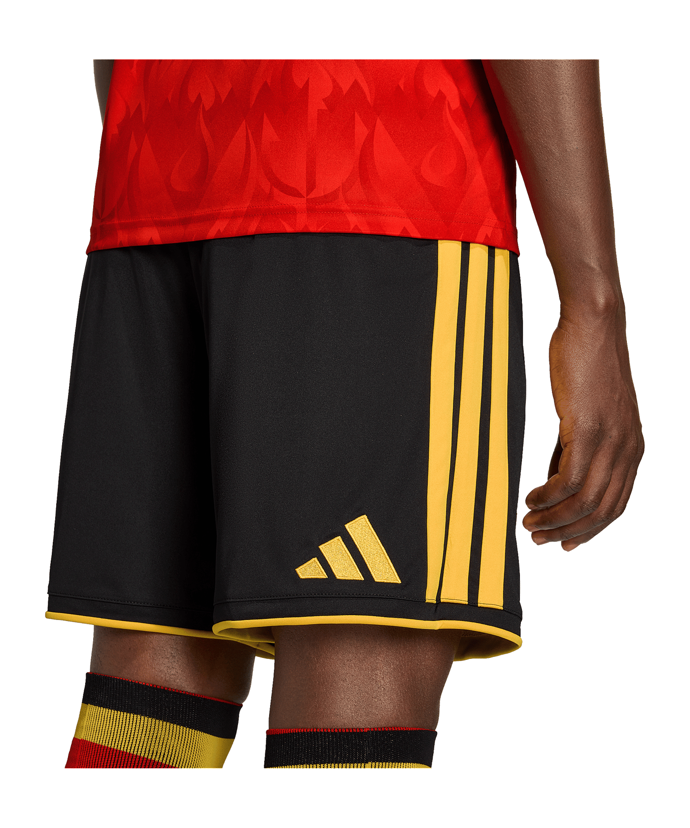 adidas Belgien Short Home WM 2026 Schwarz - schwarz