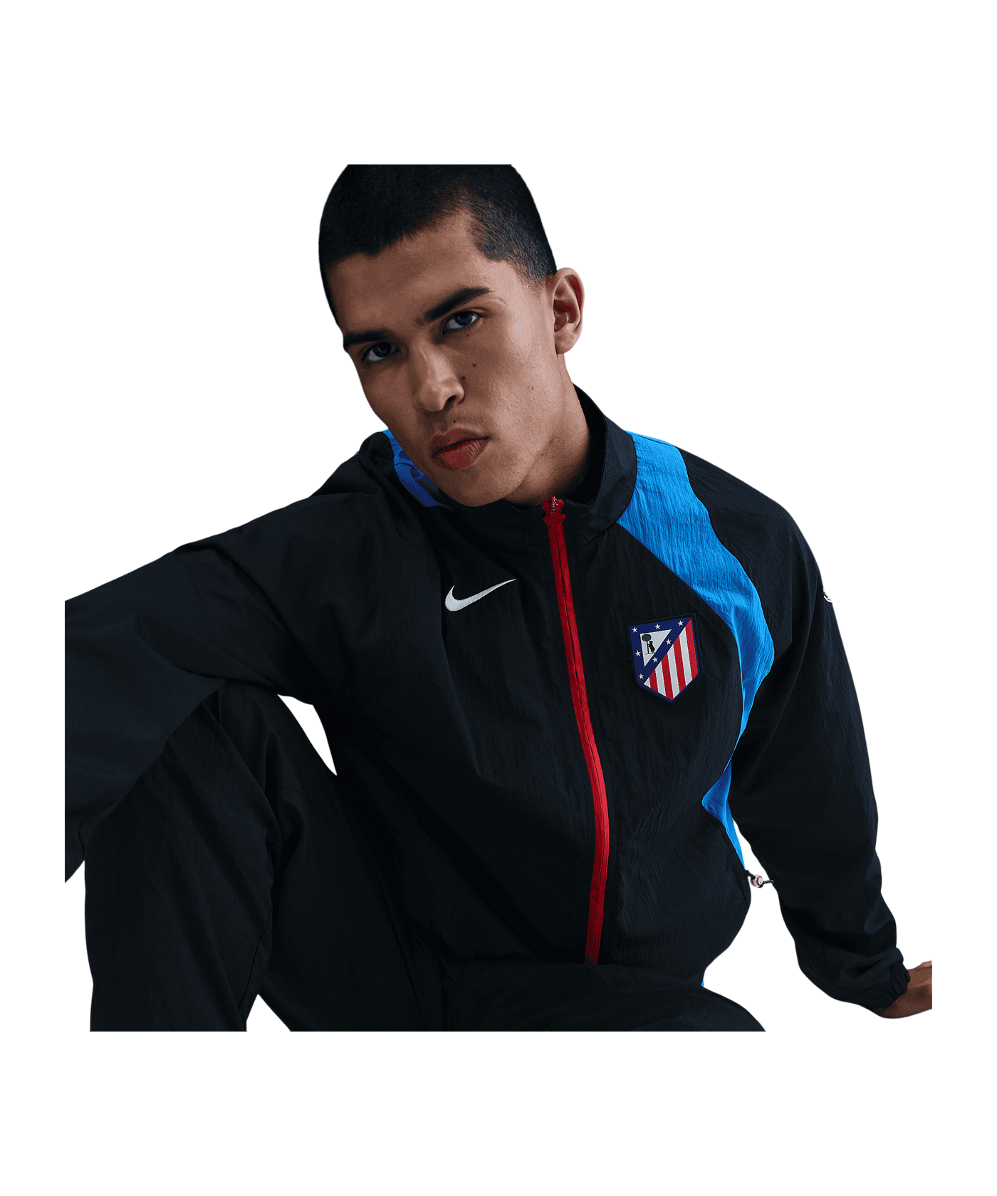 Nike Atletico Madrid T90 Track Jacke Schwarz F010 - schwarz
