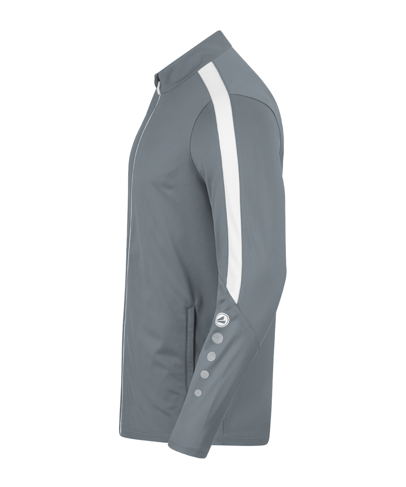 JAKO Power Polyesterjacke Kids Grau Weiss F840 - grau