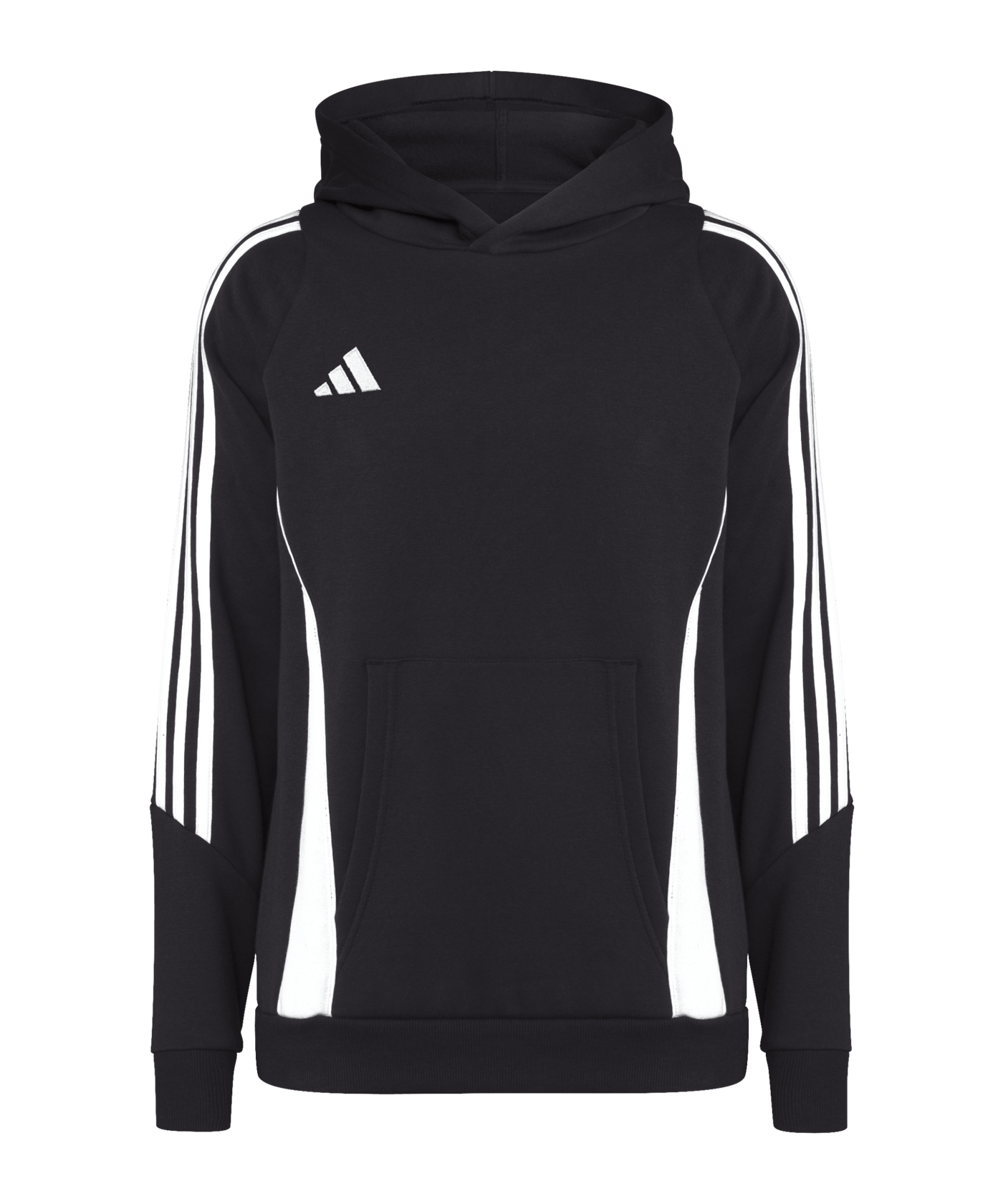 adidas Tiro 24 Hoody Kids Schwarz Weiss - schwarz
