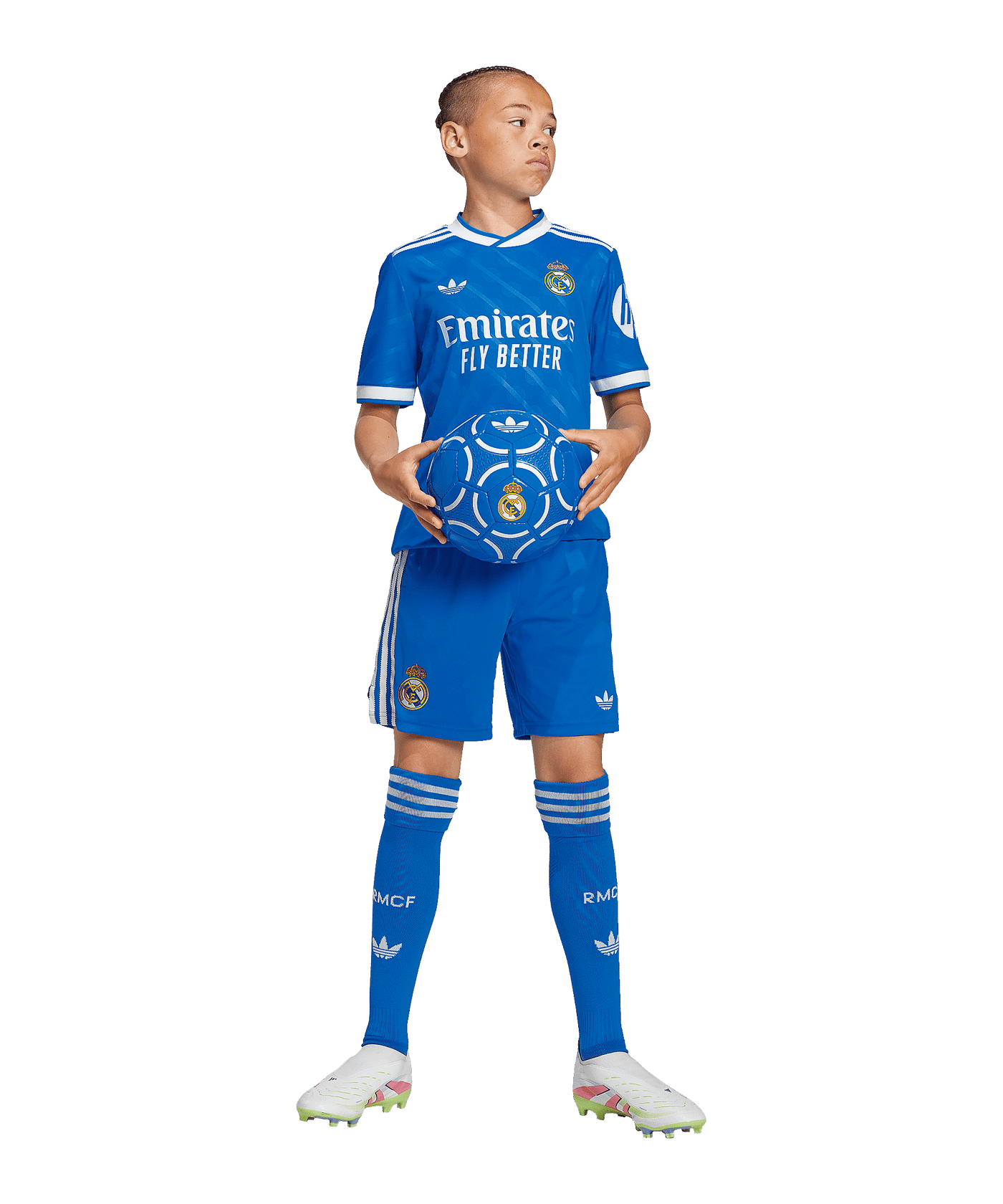 adidas Real Madrid Short 3rd 2025/2026 Kids Blau - blau