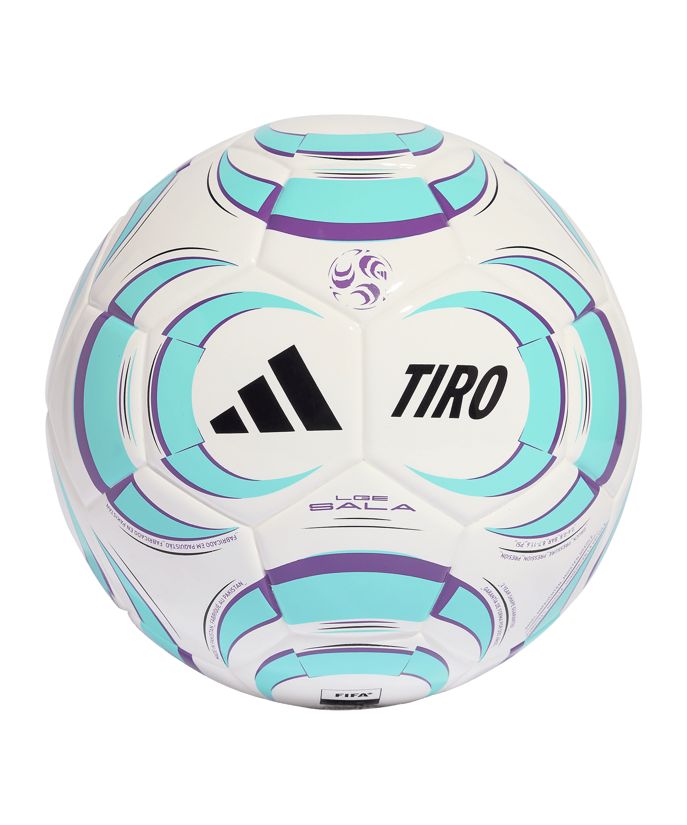 adidas Tiro League Sala Trainingsball Weiß - weiss