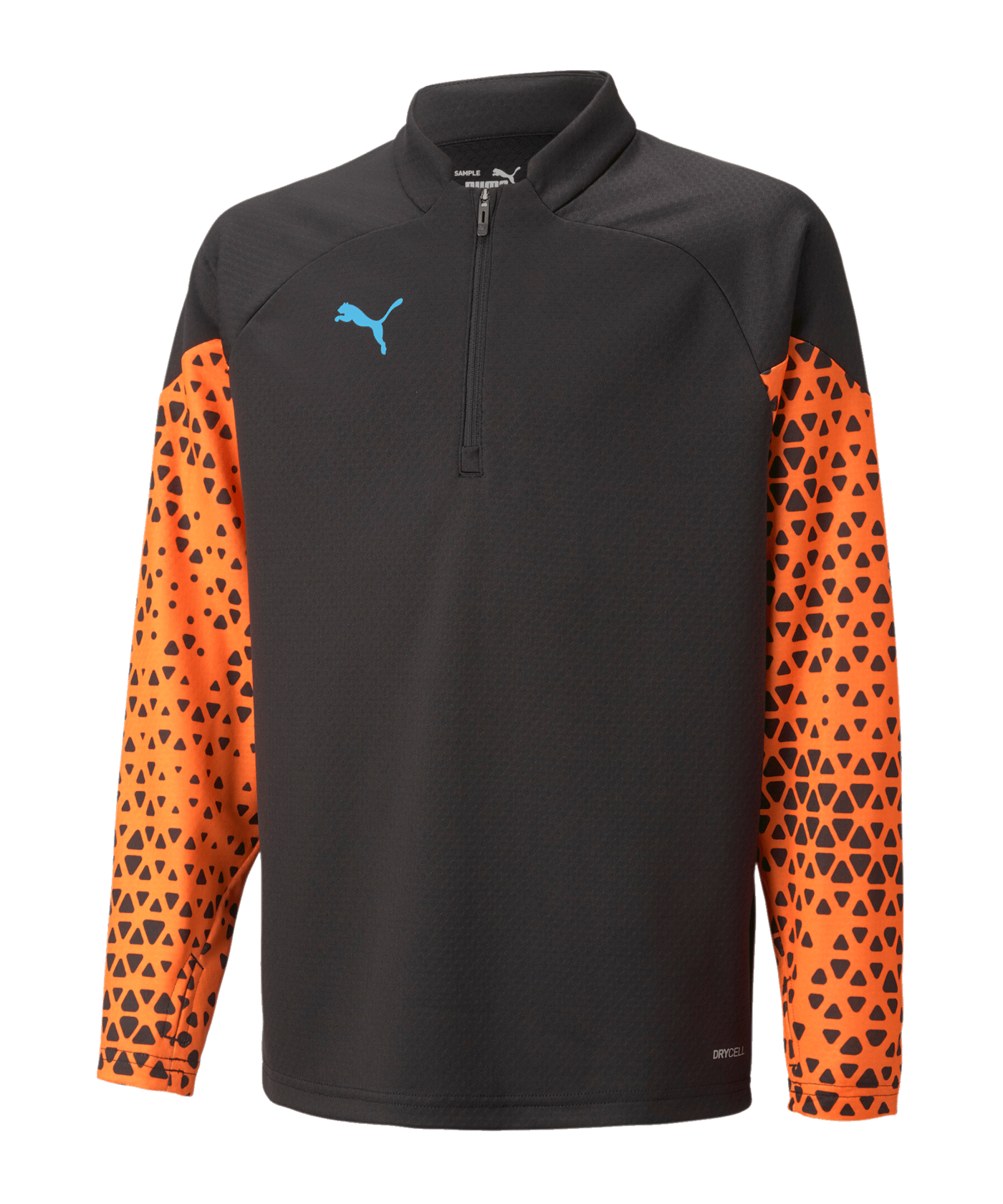 PUMA individualCUP HalfZip Sweatshirt Kids F50 - schwarz