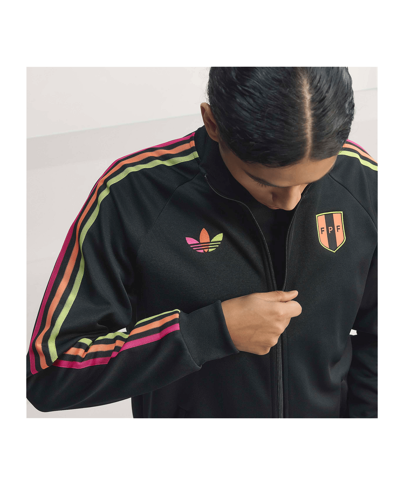 adidas FPF Peru Originals Jacke Schwarz - schwarz