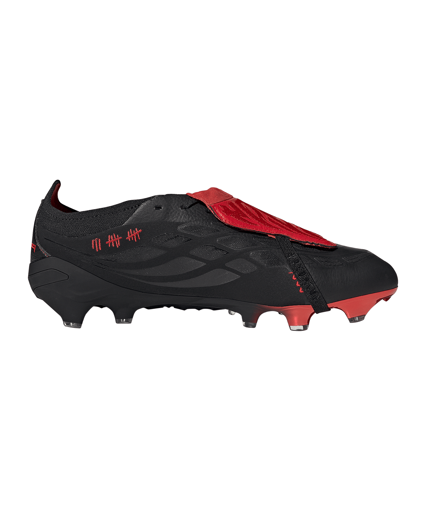 adidas Predator Elite FG Leather Tech Schwarz - schwarz