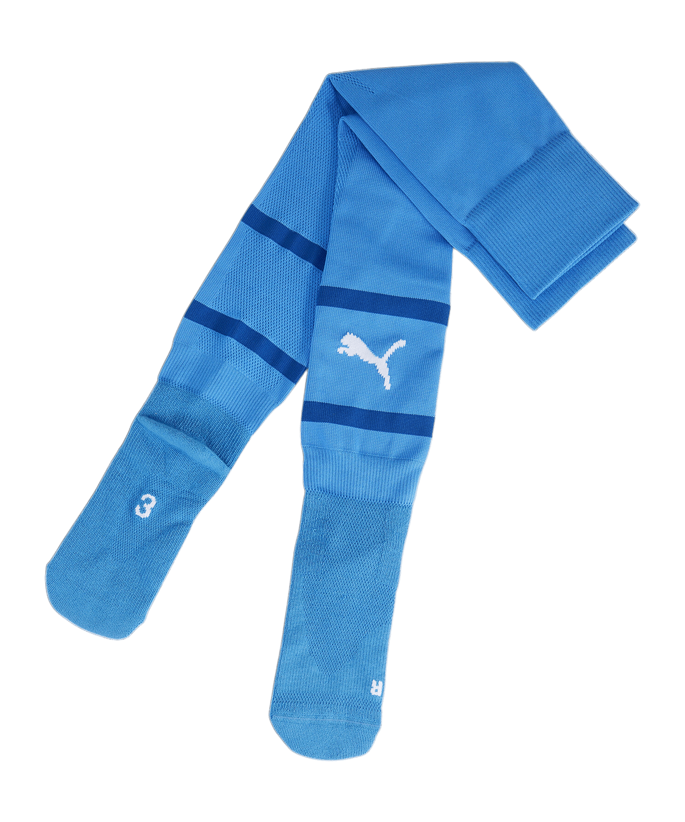 PUMA teamFINAL Strumpfstutzen Blau Weiss F02 - blau