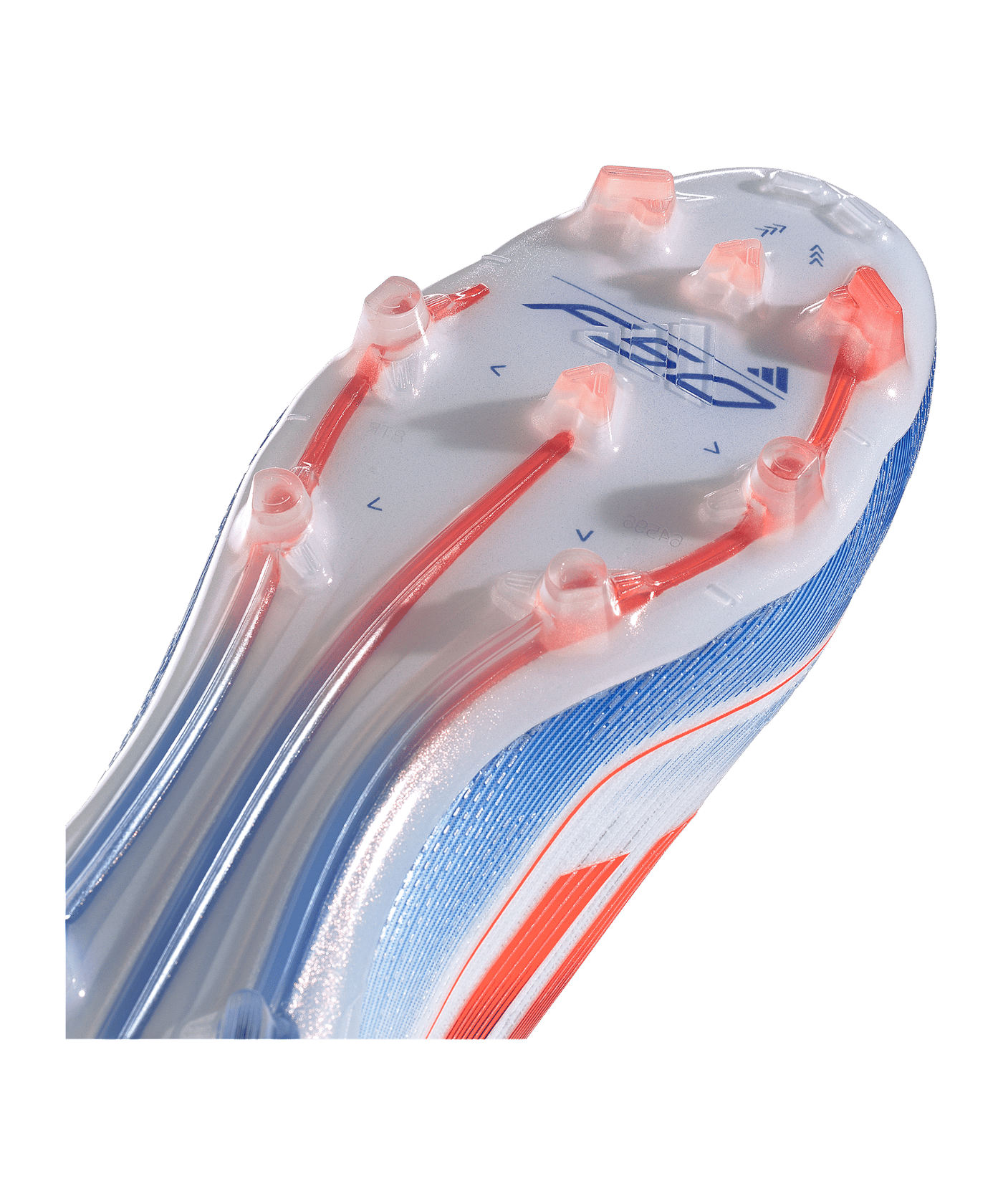 adidas F50 Elite LL FG Advancement Weiss Rot - weiss