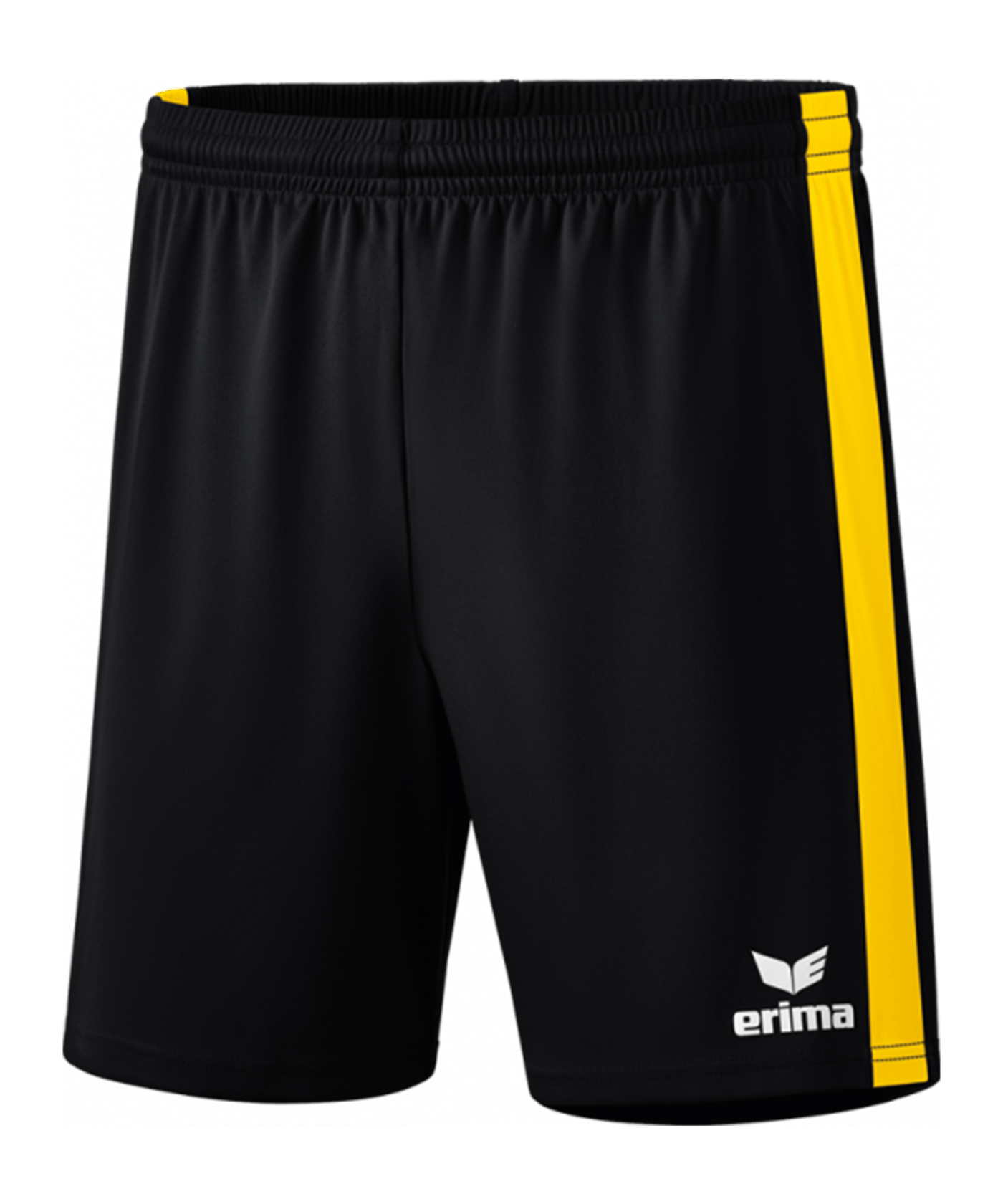 Erima Retro Star Short Kids Schwarz Gelb - schwarz