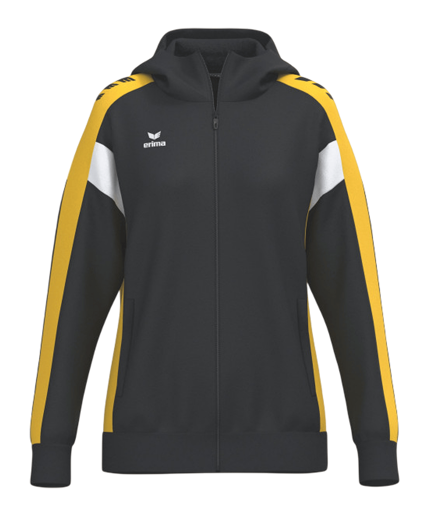 Erima Celebrate 125 Kapuzenjacke Damen Schwarz - schwarz