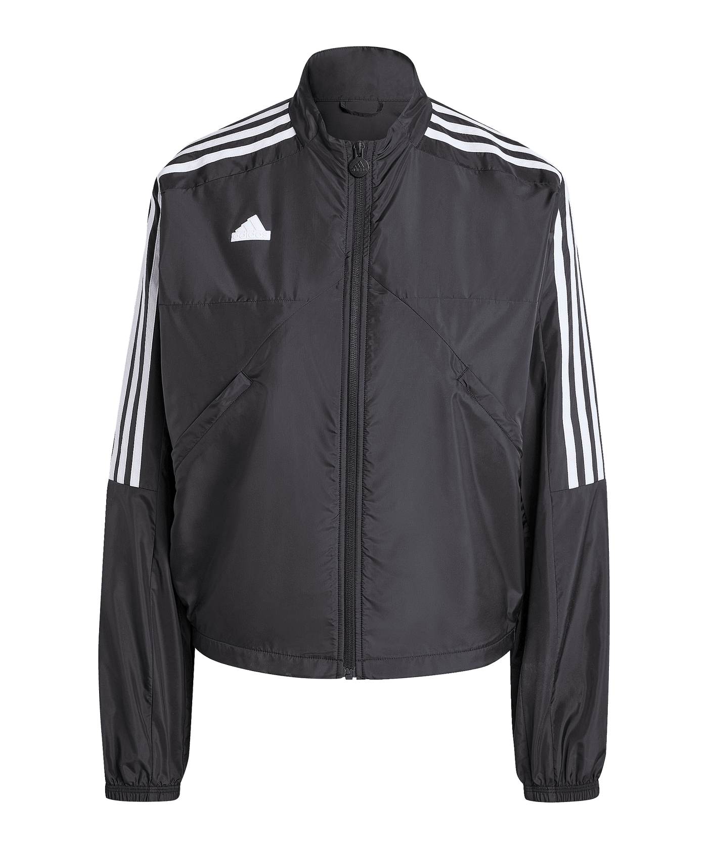 adidas Tiro Woven Jacke Damen Schwarz - schwarz