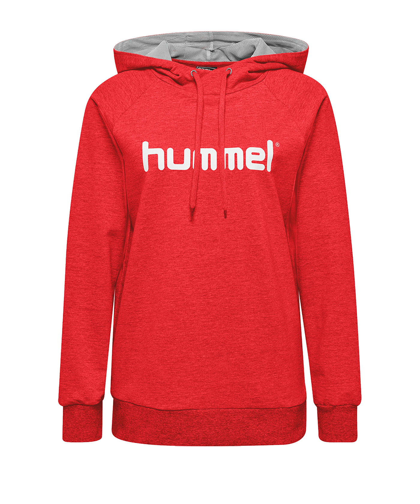 Hummel Cotton Logo Hoody Damen Rot F3062 - rot