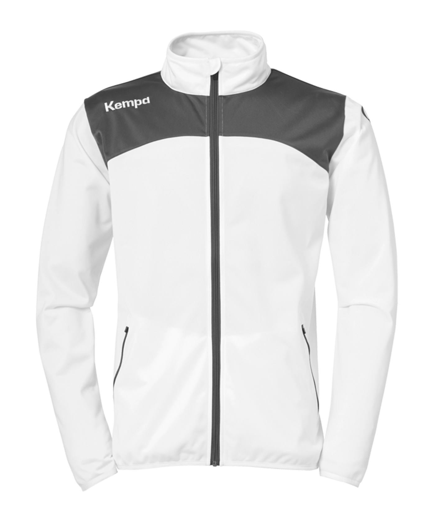 Kempa Emotion 2.0 Poly Full Zip Jacke Weiss F05 - weiss