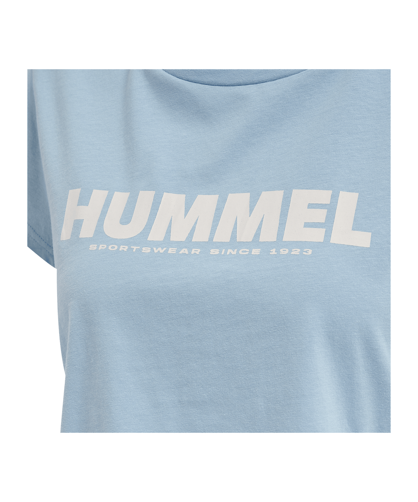 Hummel hmlLEGACY Cropped T-Shirt Damen Blau F7165 - blau