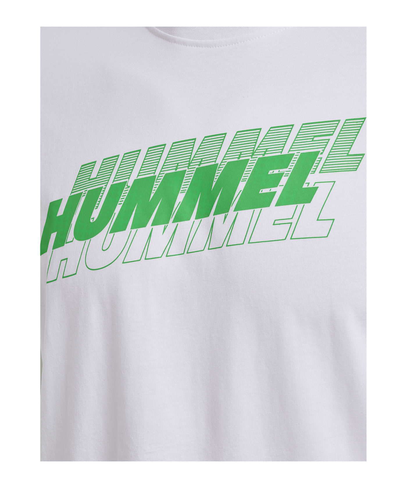 Hummel Graphic Triple Logo T-Shirt Weiss F9001 - weiss