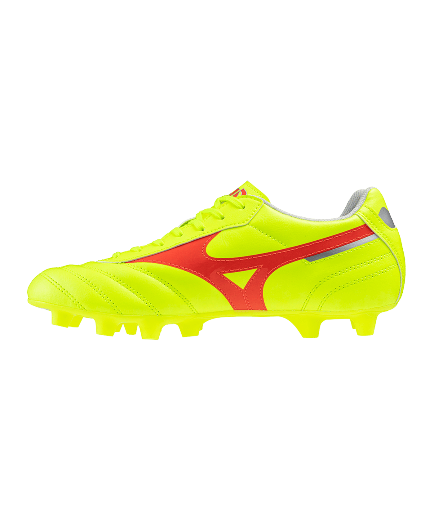 Mizuno Morelia II Club FG Dyna Gelb Rot Silber F45 - gelb