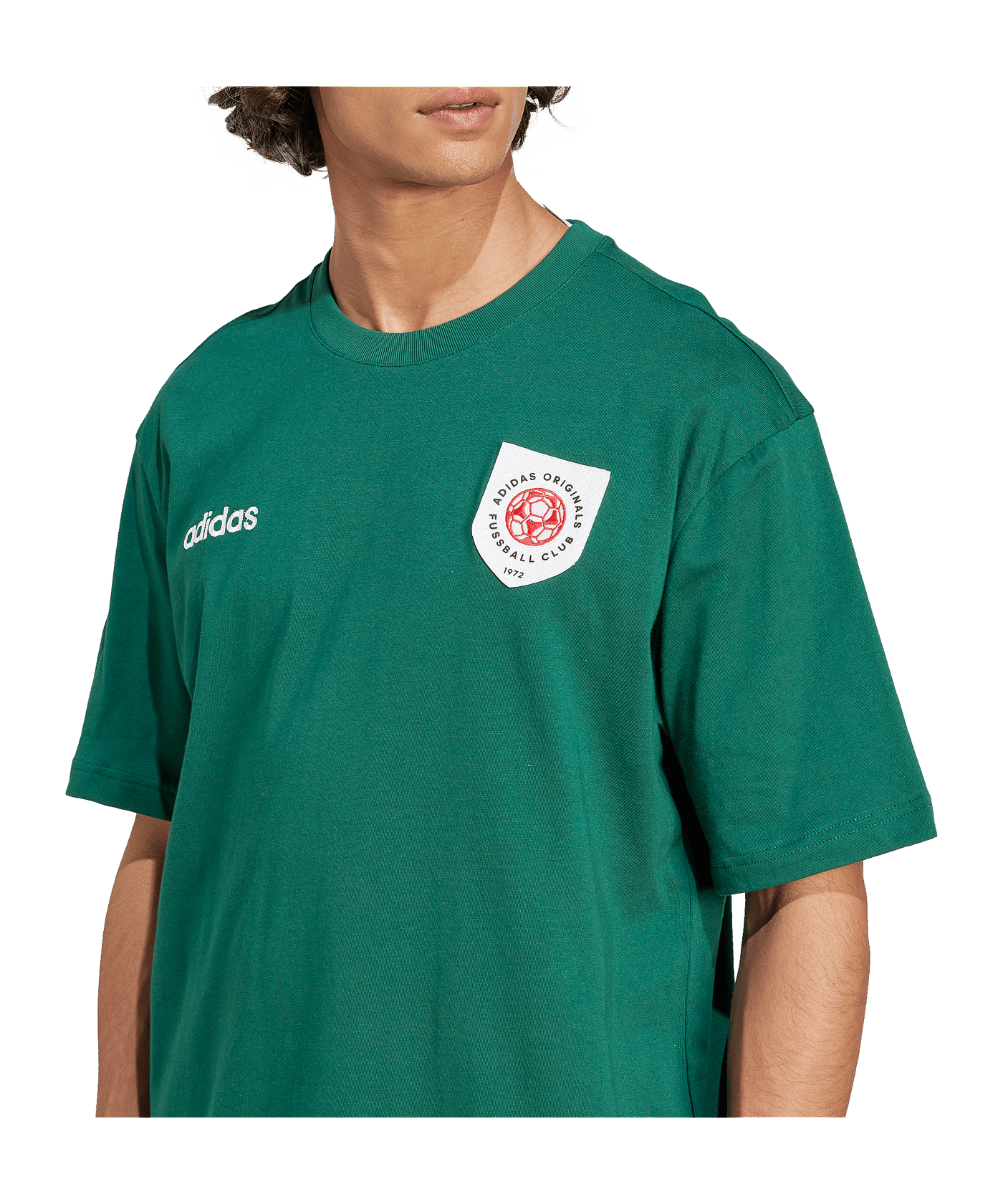 adidas Badge Graphic T-Shirt Grün - gruen
