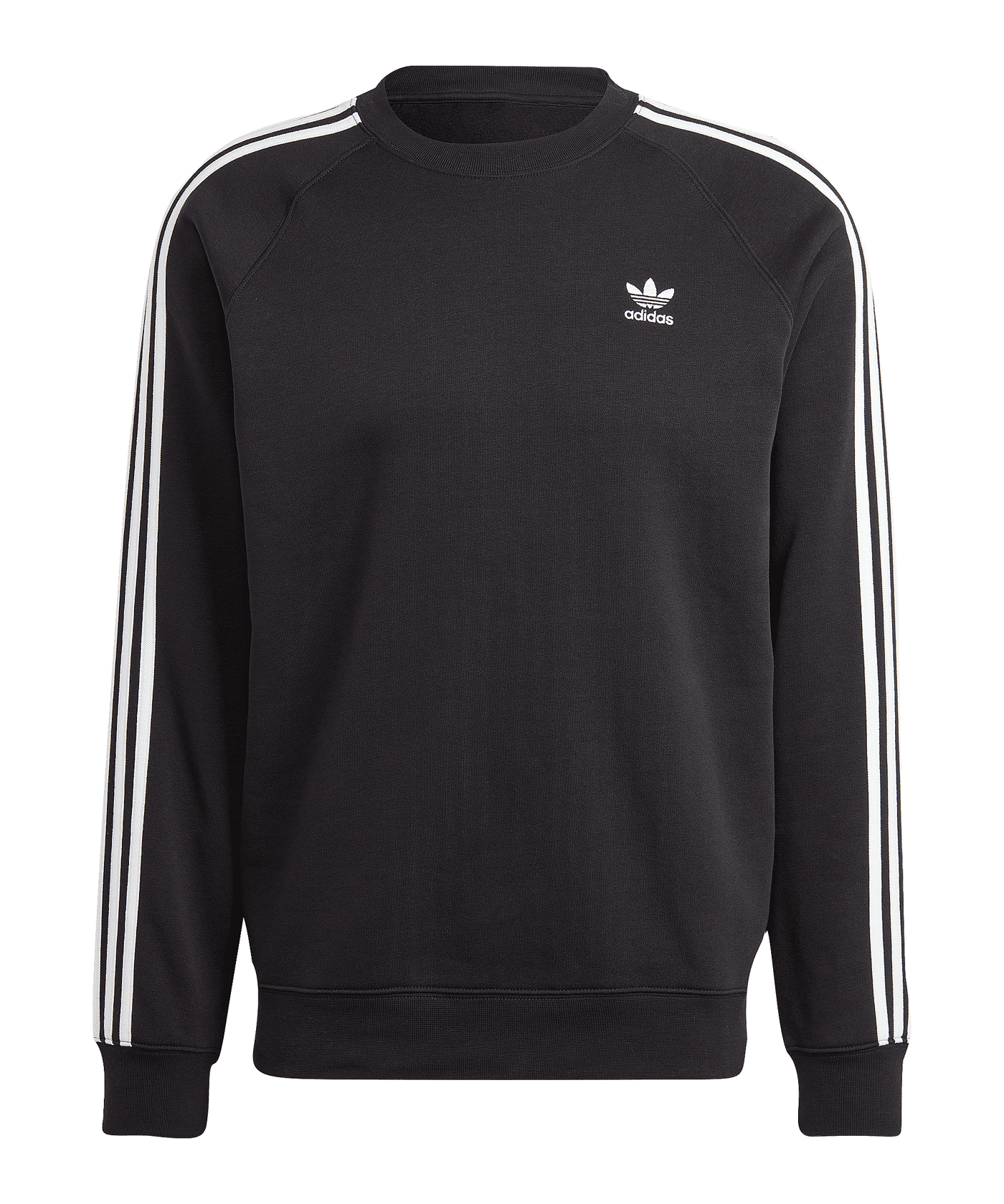 adidas Originals 3S Crew Sweatshirt Schwarz - schwarz