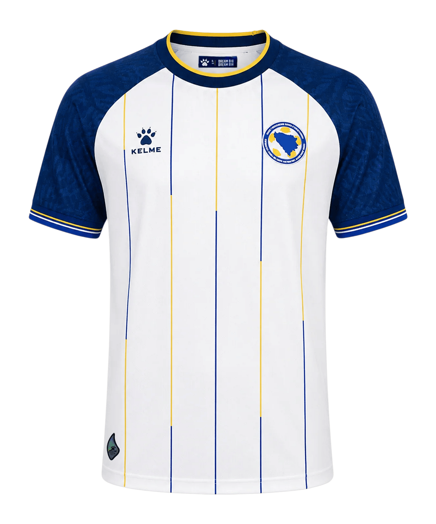 Kelme BIH Bosnien Herzegowina Trikot Away WM 2026 Weiß - weiss
