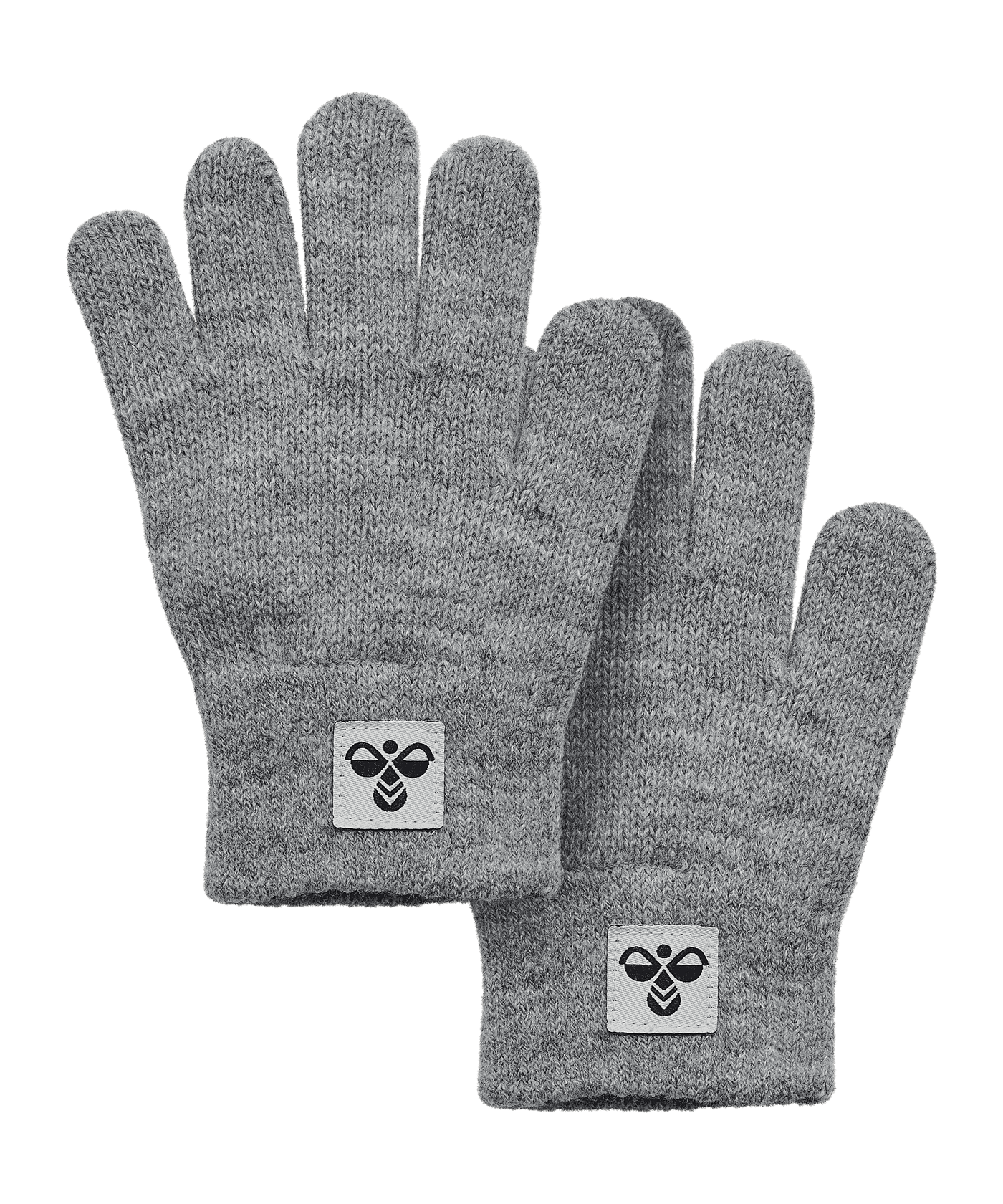 Hummel Knit 2-Pack Handschuhe Kids Grau F2006 - grau