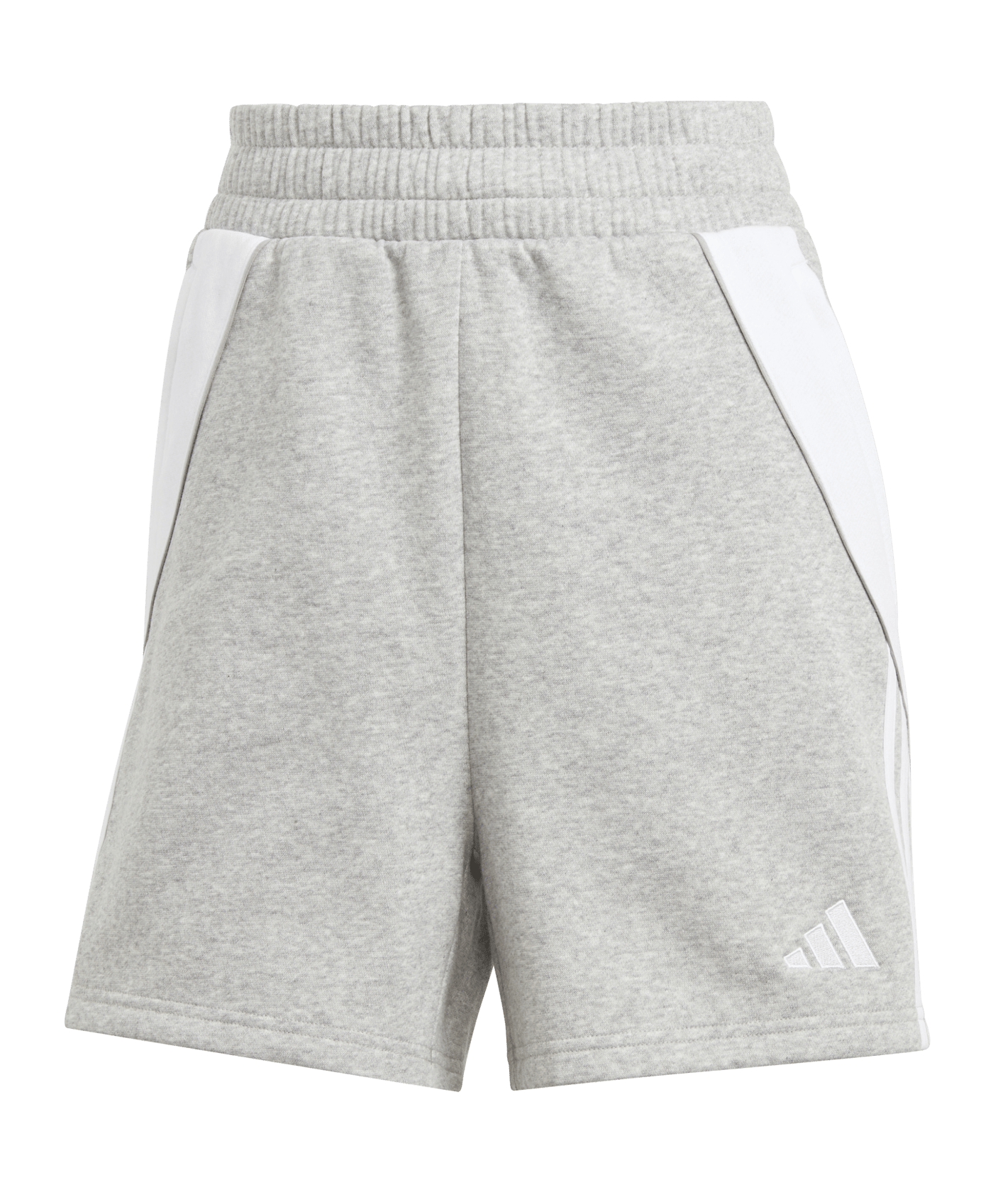 adidas Tiro 24 Short Damen Grau Weiss - grau