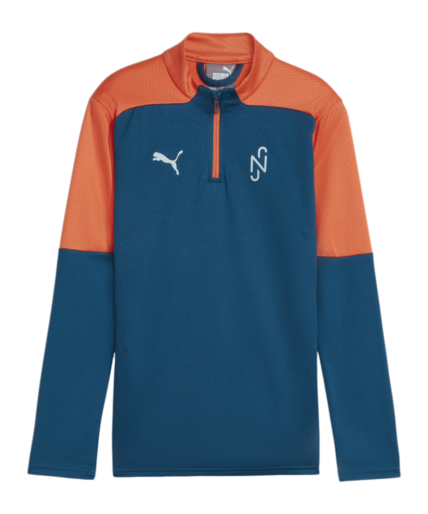 PUMA Neymar Jr. Creativity HalfZip Sweatshirt Kids Grün F13 - gruen