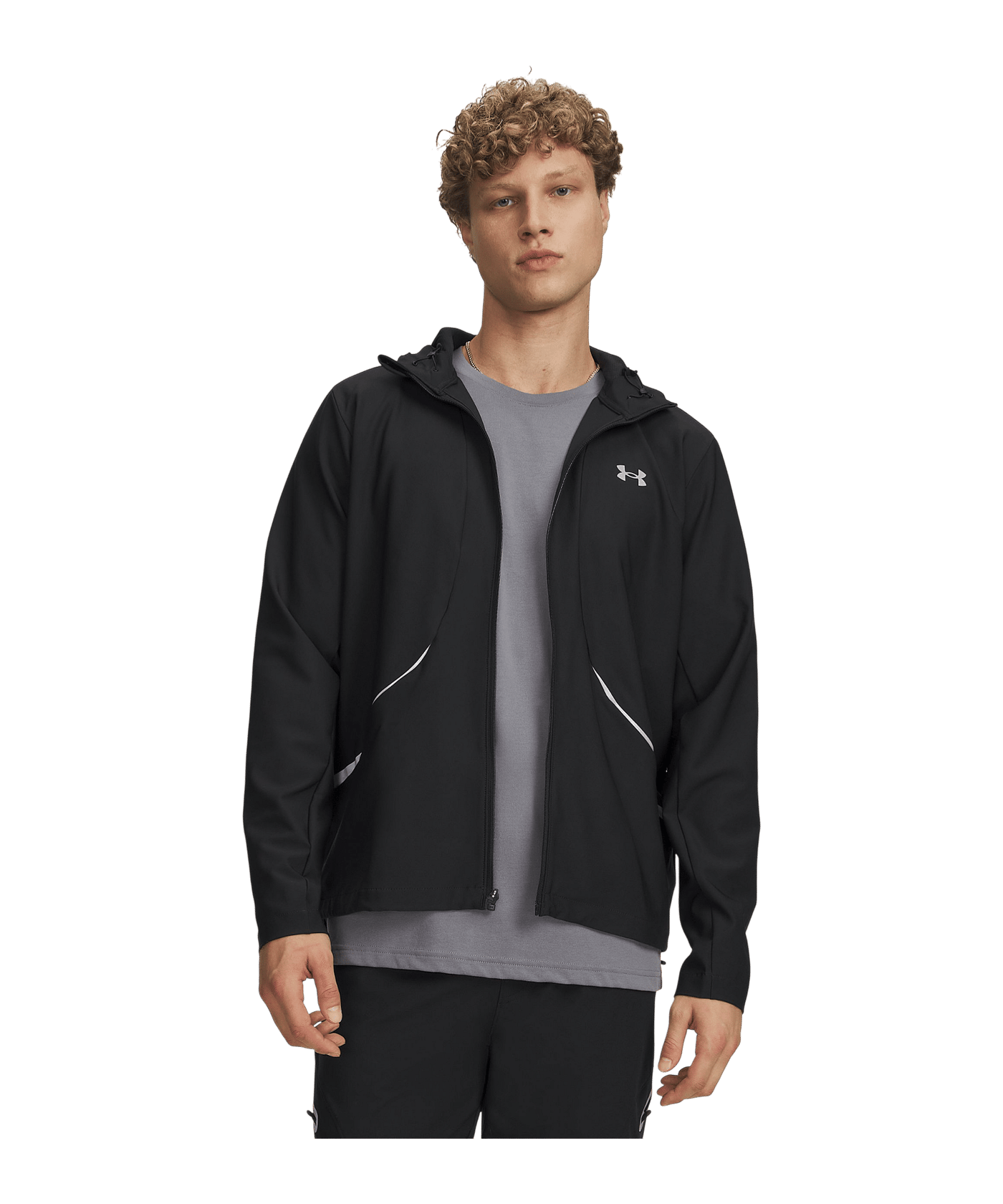 Under Armour Unstoppable Woven Jacke Schwarz F002 - schwarz