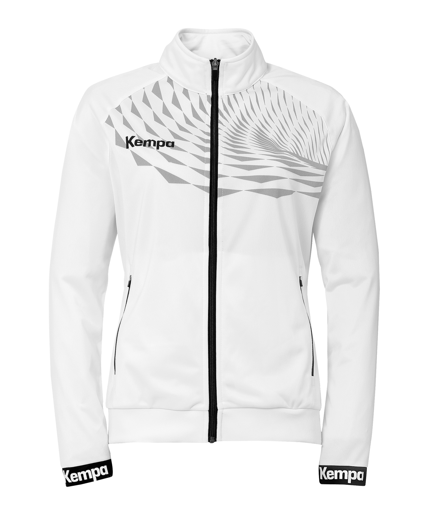 Kempa Wave 26 Poly Jacke Damen Weiß F02 - weiss