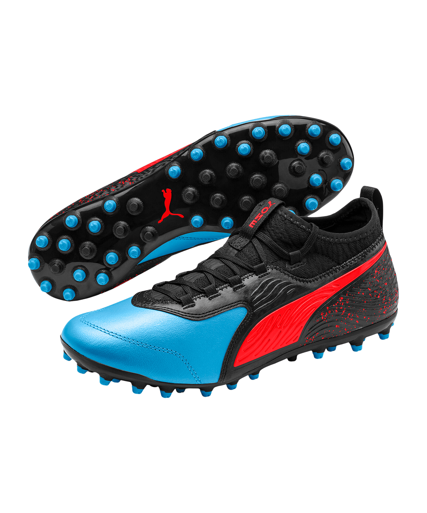 PUMA ONE 19.3 MG Blau Rot Schwarz F01 - blau