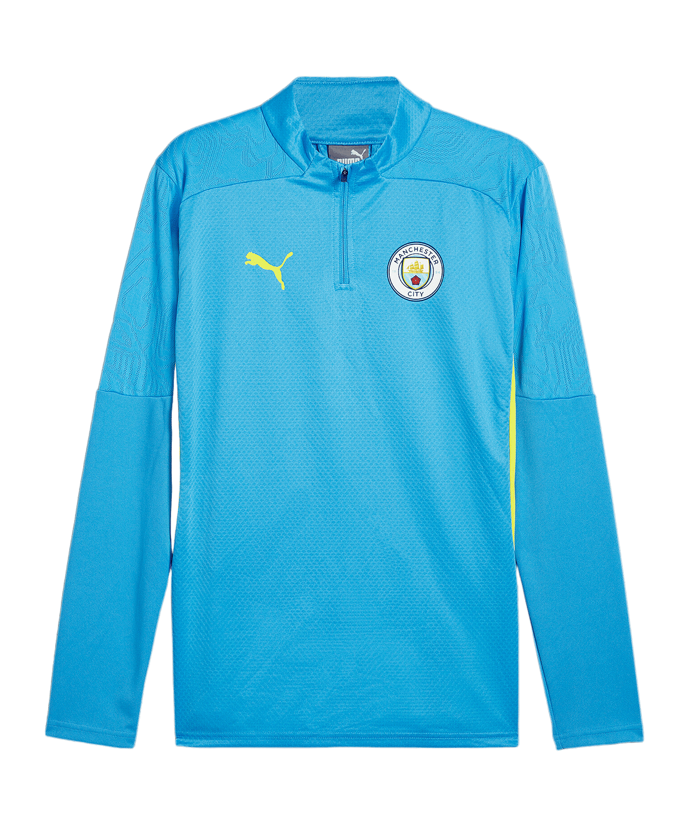 PUMA Manchester City 1/4 Zip Sweatshirt Blau F11 - blau