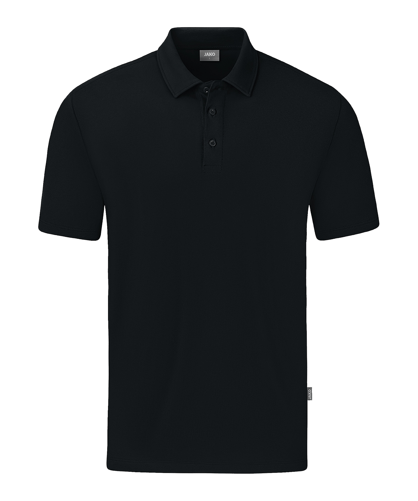 Jako Organic Stretch Polo Shirt Schwarz F800 - schwarz