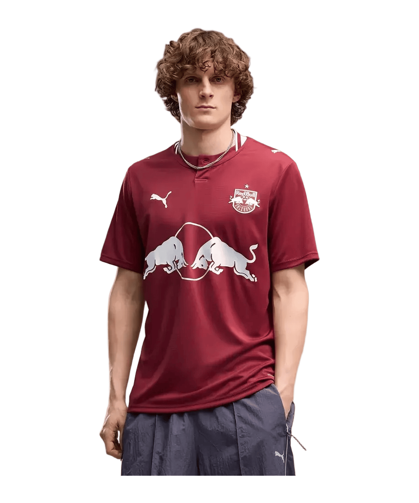 PUMA Red Bull Salzburg Replica Trikot Away 2026/2027 Rot F02 - rot