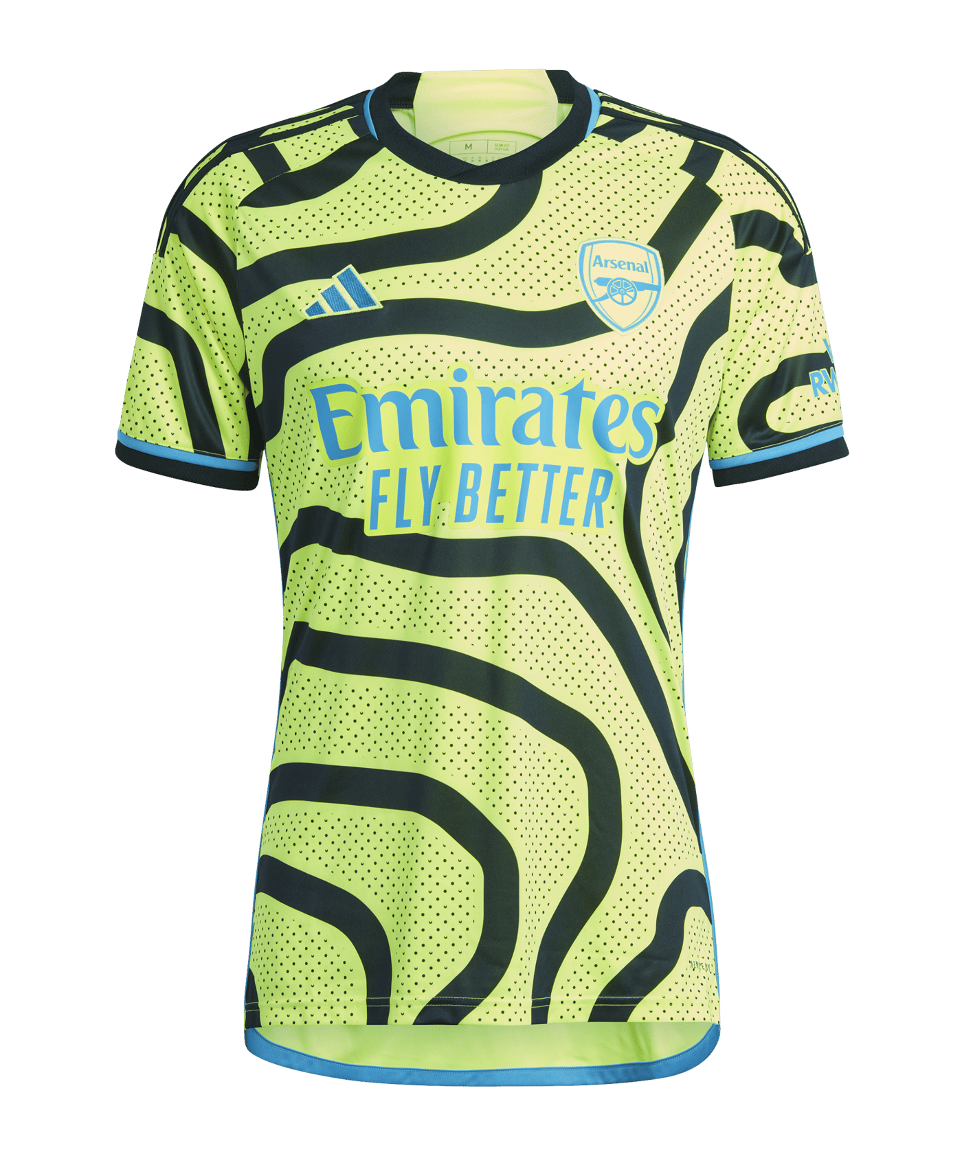 adidas FC Arsenal London Trikot Away 2023/2024 Gelb Schwarz - gelb