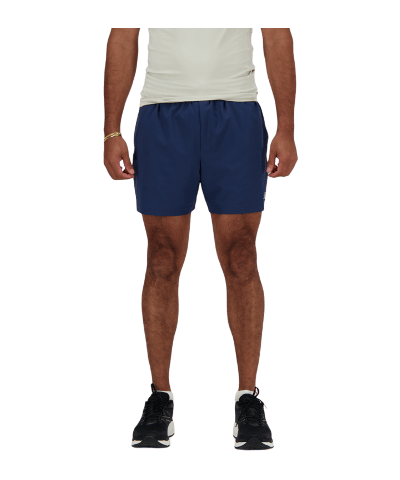 New Balance Essentials 5in Short Blau FNNY - blau