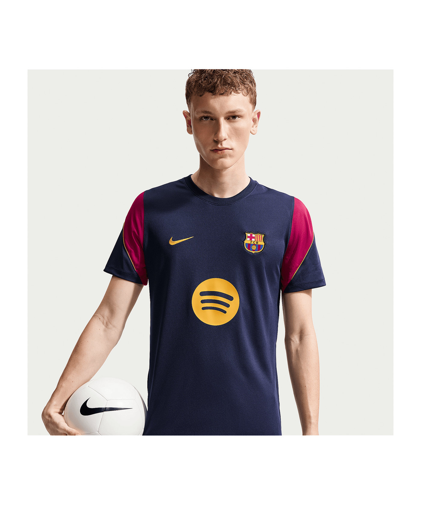 Nike FC Barcelona Strike Trainingsshirt Blau F401 - blau