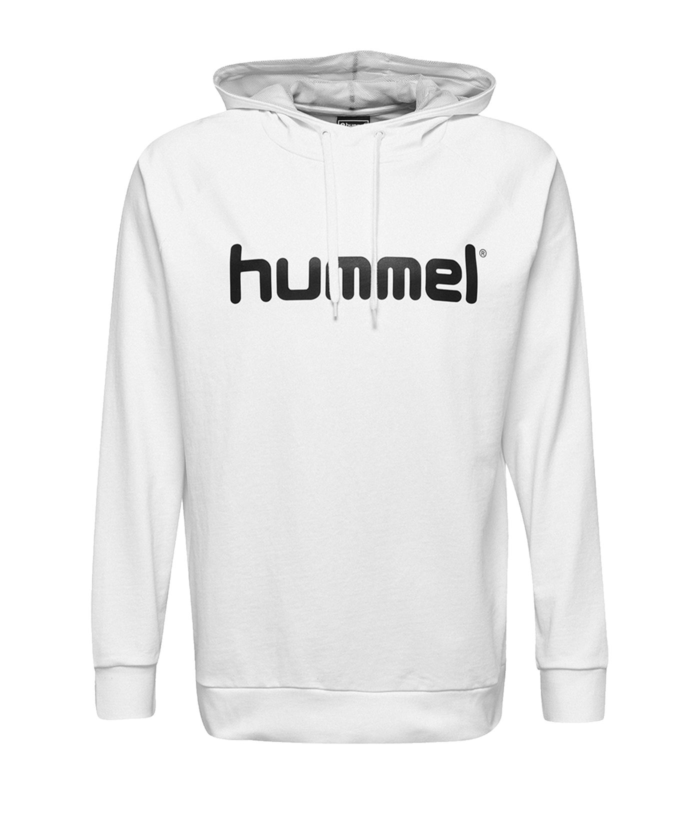 Hummel Cotton Logo Hoody Kids Weiss F9001 - weiss