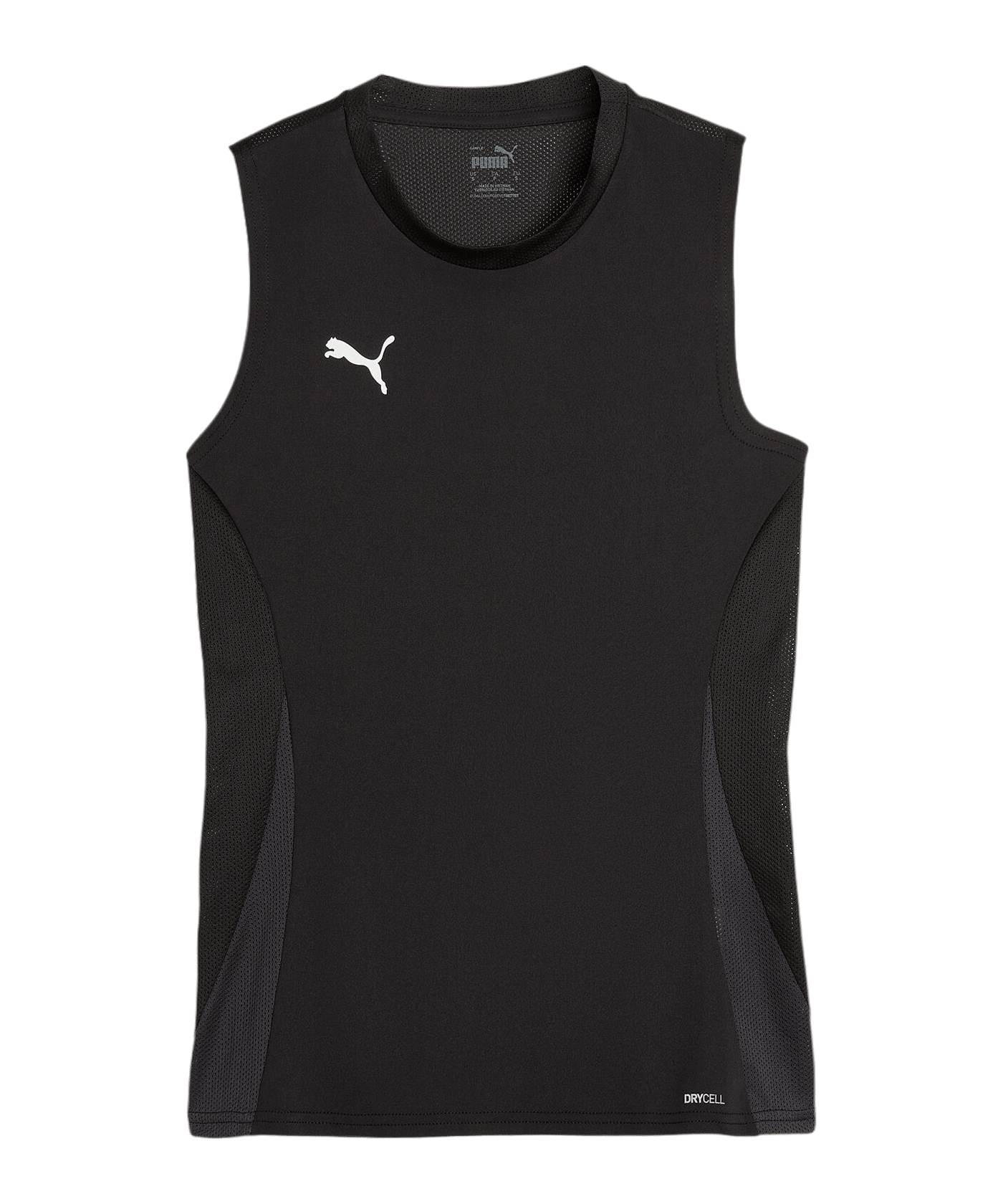 PUMA teamGOAL Tanktop Damen Schwarz Weiss F03 - schwarz