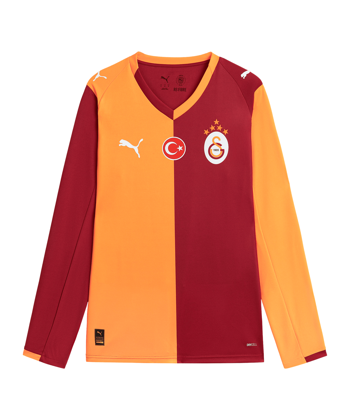 PUMA Galatasaray Istanbul Trikot langarm Home 2025/2026 Rot F01 - rot